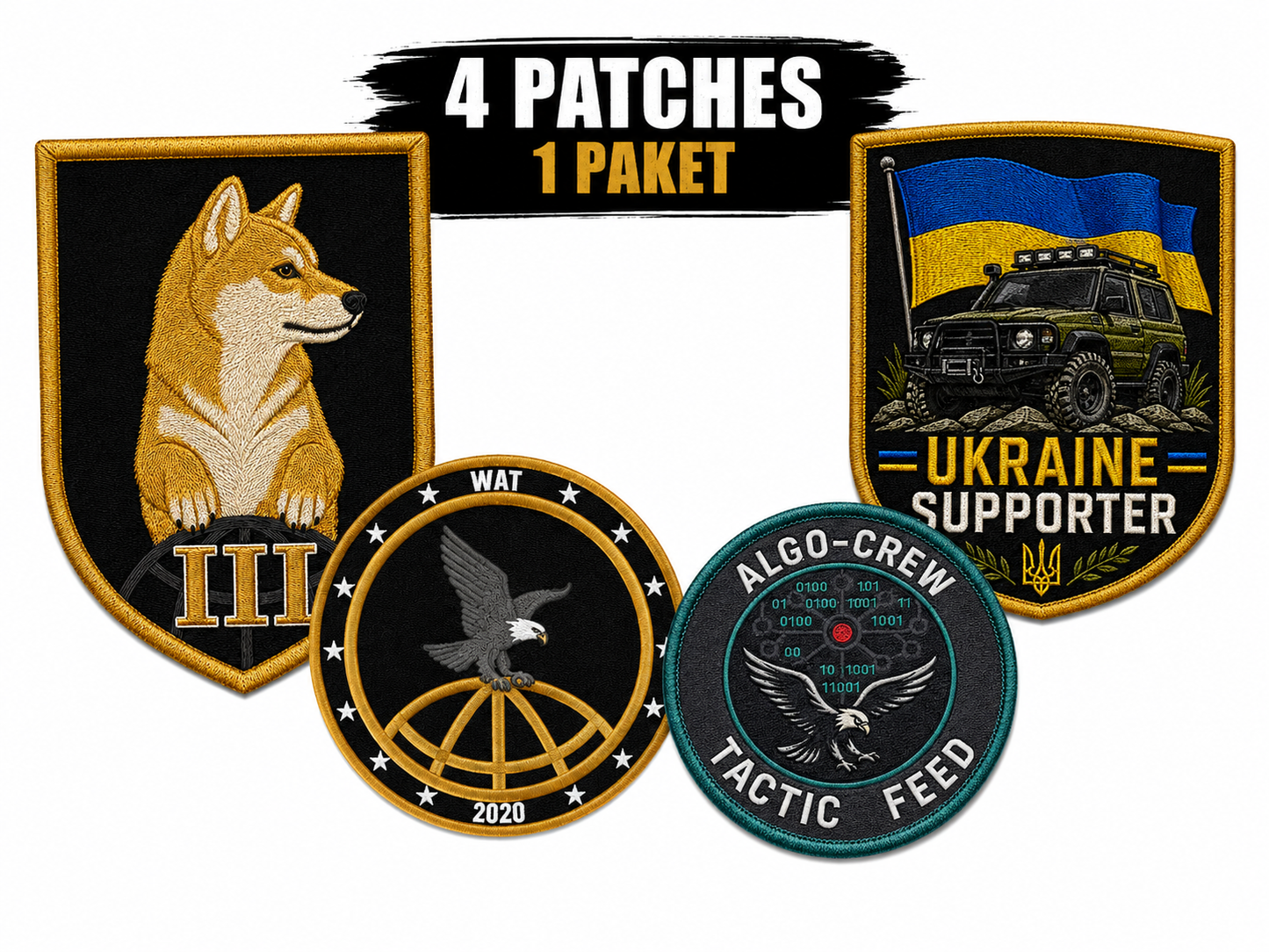 Patches in verschiedenen Varianten
