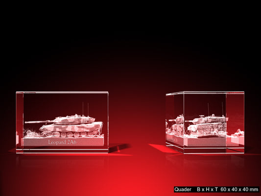 Leopard 2A6 Glasfoto Quader GEO