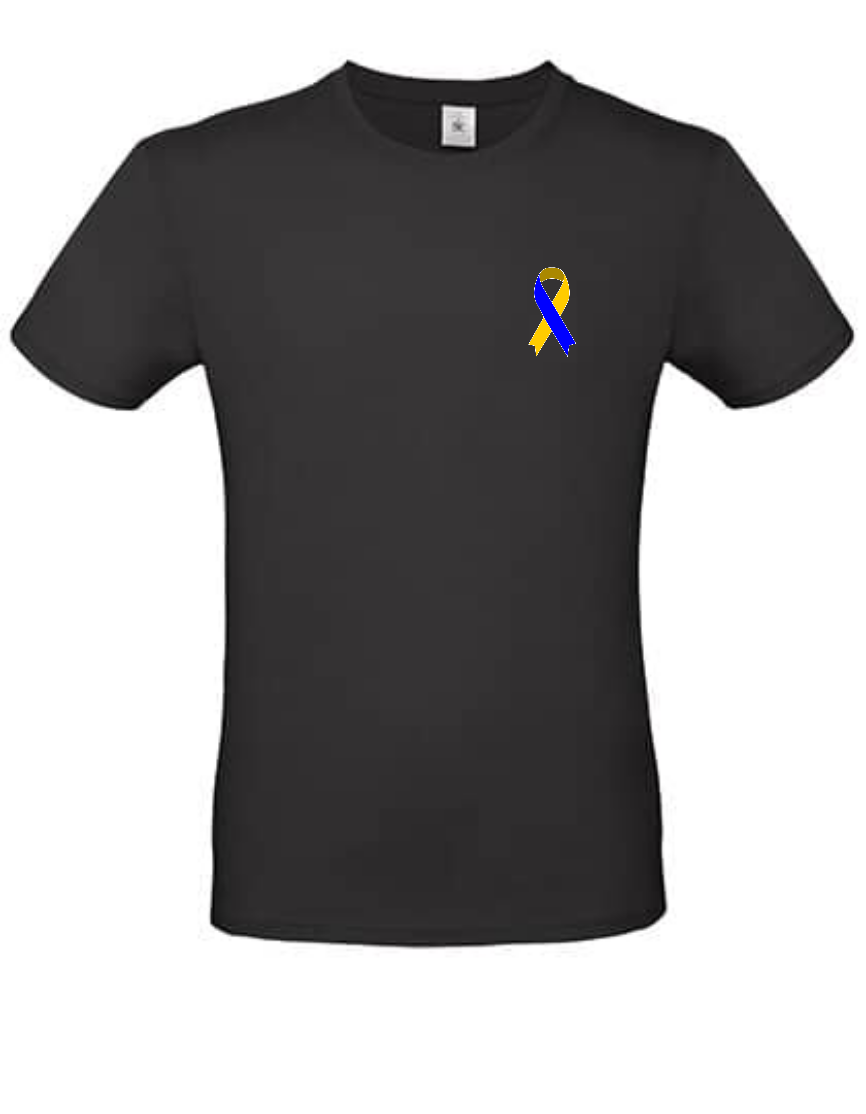 T-Shirt Schleife Direkthilfe-Ukraine