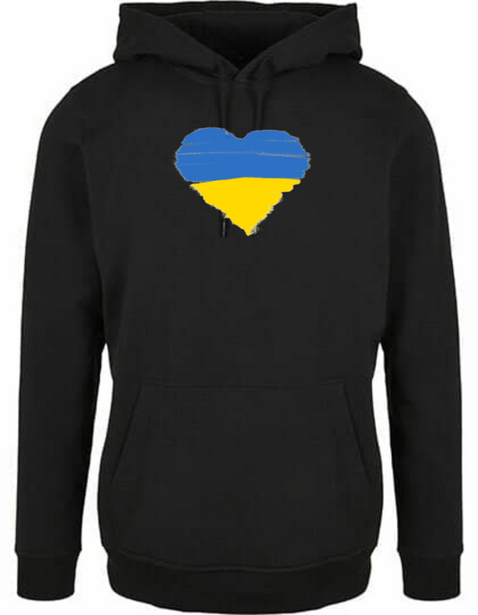 Hoodie Herz Direkthilfe-Ukraine