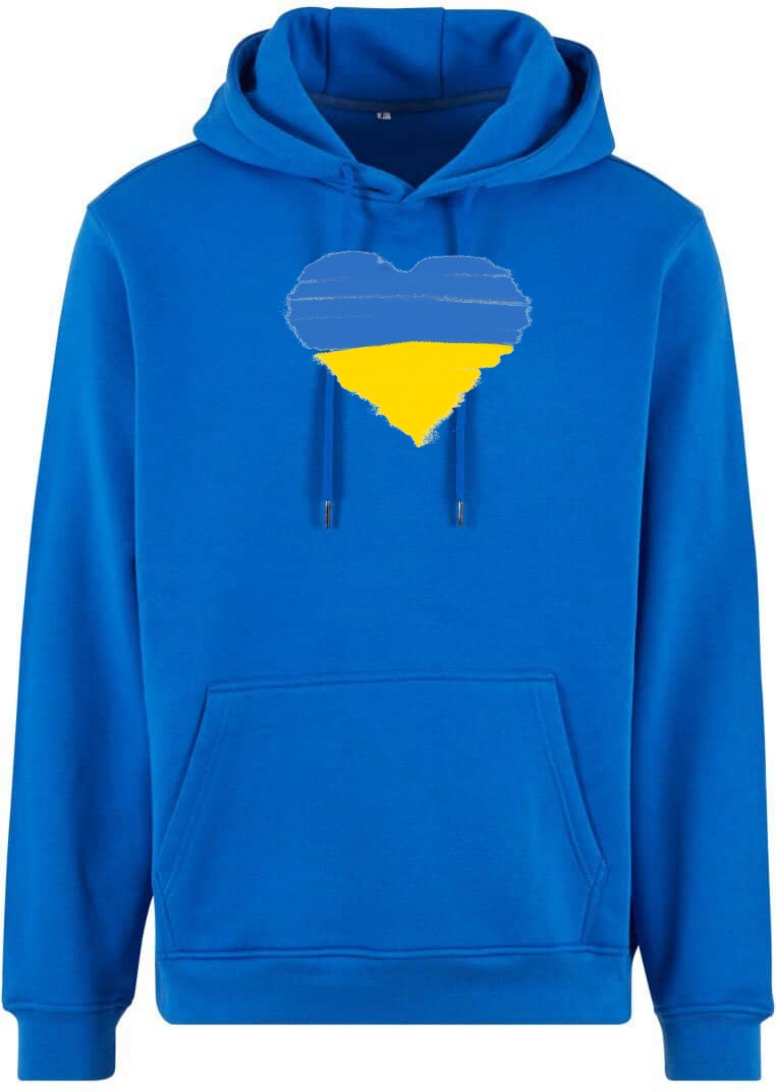 Hoodie Herz Direkthilfe-Ukraine