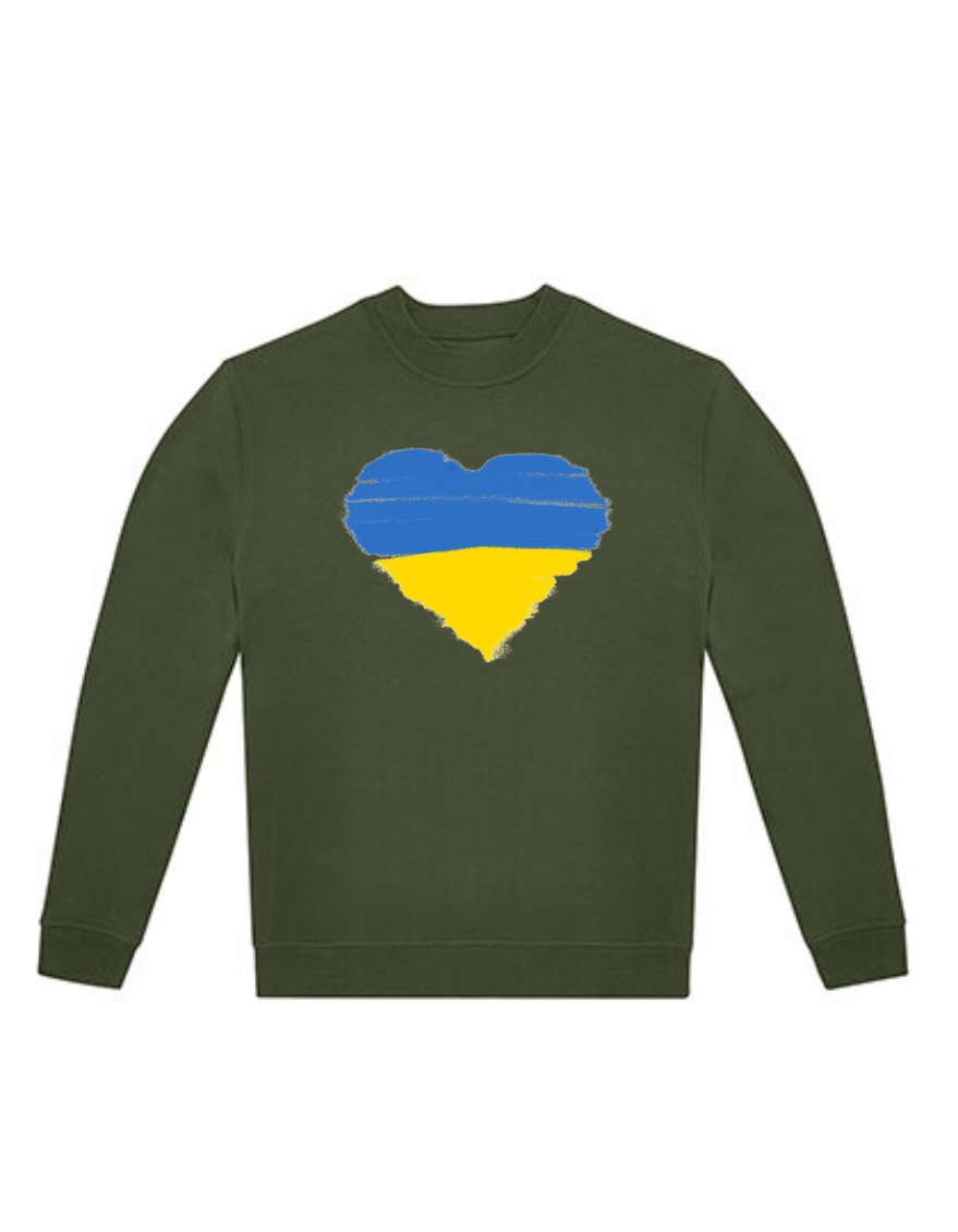 Sweatshirt Herz Direkthilfe-Ukraine