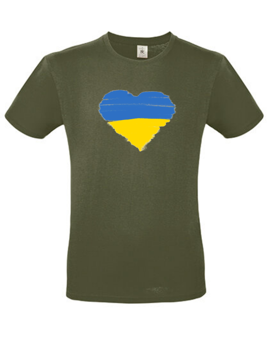 T-Shirt Herz Direkthilfe-Ukraine