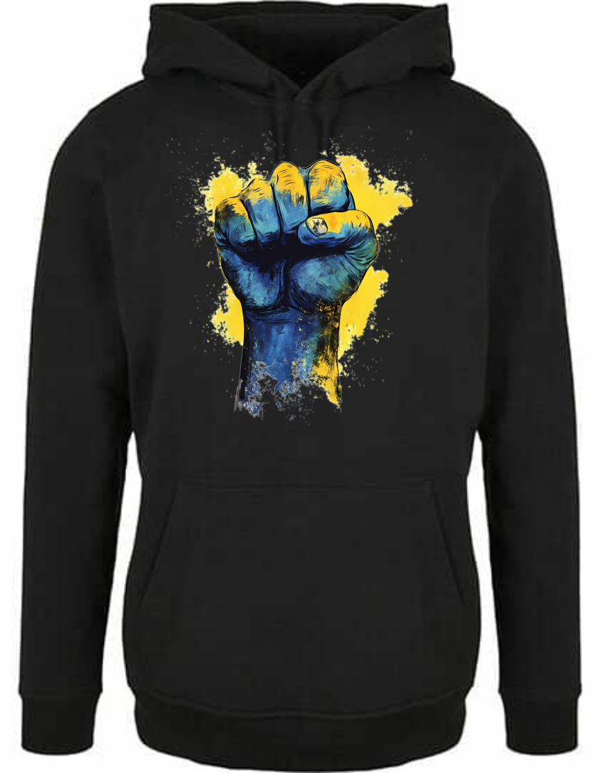Hoodie Faust Direkthilfe-Ukraine