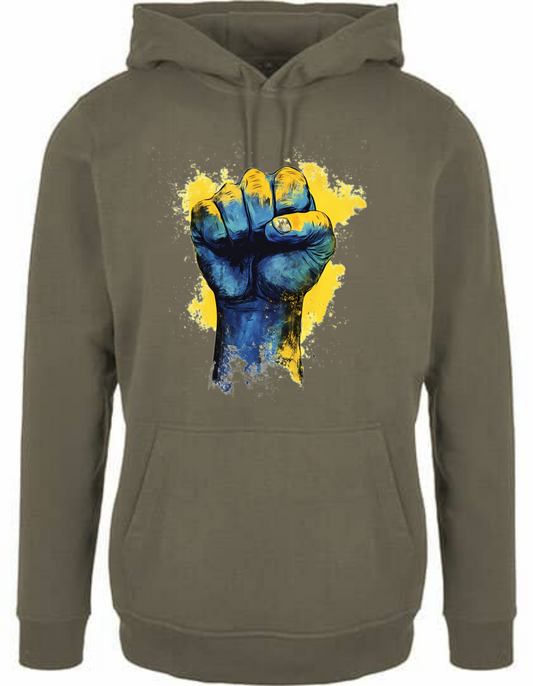 Hoodie Faust Direkthilfe-Ukraine