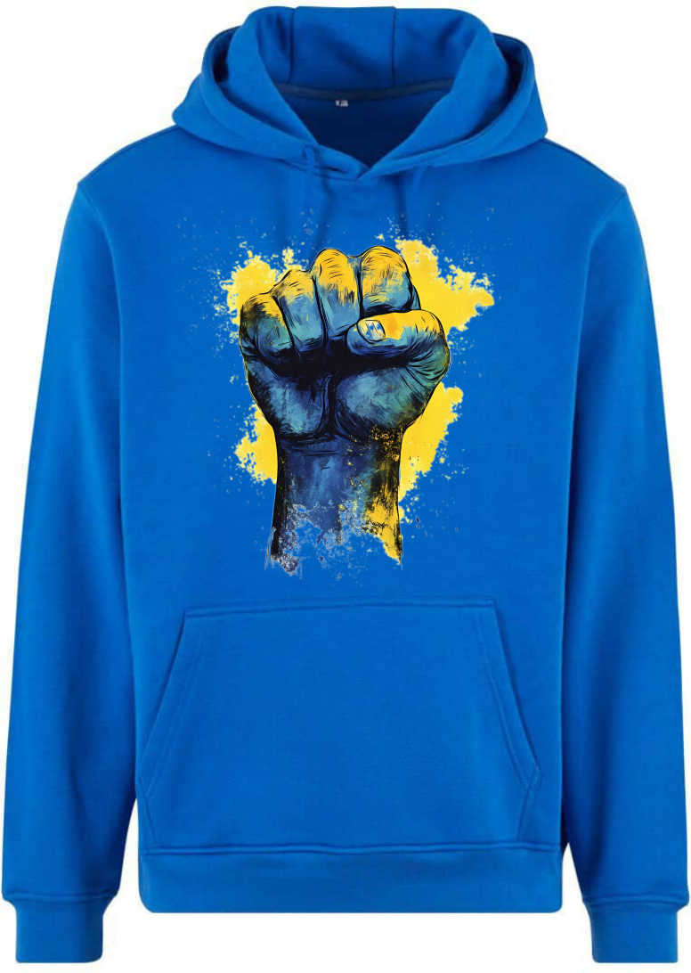 Hoodie Faust Direkthilfe-Ukraine